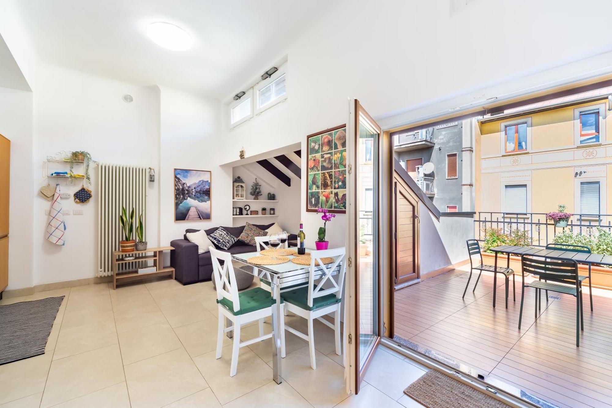 Appartamento Casa Luce Con Terrazza Milano